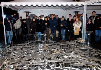В рамках 012 Baku Public Art Festival было представлено произведение Recycled молодой художницы Аиды Махмудовой