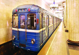 Будет приостановлено движение поездов между пятью станциями Бакметрополитена