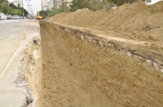 Строится коллектор для прямого слива дождевых вод в Каспий