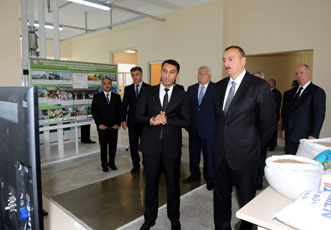 В Шеки открылся комплекс зернохранилища и мельницы