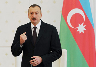 Президенту Азербайджанской Республики Его превосходительству господину Ильхаму Алиеву
