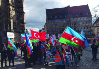 В городе Нюрнберг Германии прошло шествие-митинг, посвященное Ходжалинскому геноциду