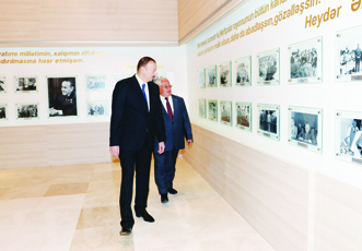 Президент Азербайджана Ильхам Алиев принял участие в открытии Центра Гейдара Алиева в Нефтчале