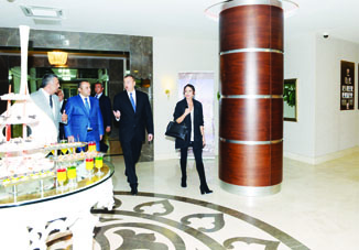 Ознакомление с условиями, созданными в новом корпусе отеля Naftalan Hotel by Rixos