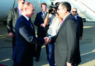 Президент России Владимир Путин прибыл в Азербайджан для участия в церемонии открытия первых Европейских игр