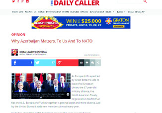 The Daily Caller: «Азербайджан имеет важное международное геополитическое значение»