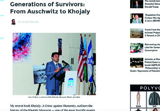 The Algemeiner: «Поколение выживших в геноциде: От Аушвица до Ходжалы»