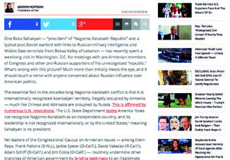 The Daily Caller о незаконности визита главы марионеточного армянского режима в Вашингтон и вассальном статусе Армении
