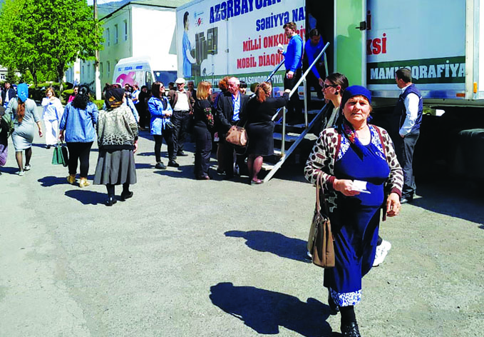 В Шеки-Загатальском регионе проводится профилактическое медицинское обследование с целью ранней диагностики онкологических заболеваний