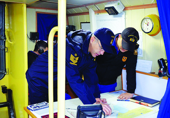Турецкая делегация наблюдала за учебными тренировками Военно-морских сил Азербайджана