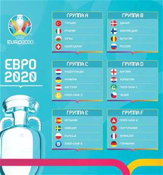 Состоялась жеребьевка СЕ 2020