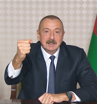 Президент АзербайджанаИльхам Алиев обратился к народу