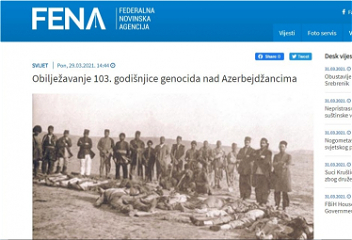 Боснийское новостное агентстворассказало о геноциде азербайджанцев