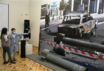В музее истории открылась фотовыставка «Государственный терроризм Армениив объективе азербайджанских фотографов»