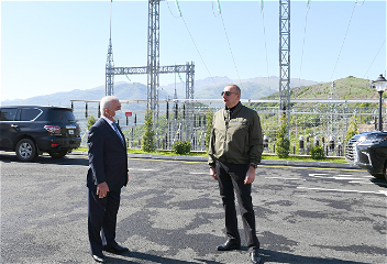 Поездка Президента Азербайджана Ильхама Алиеваи первой леди Мехрибан Алиевой в Шушу