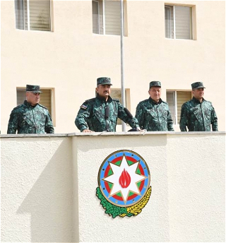 В Губадлинском районе сданав эксплуатацию новая воинская частьГосударственной пограничной службы