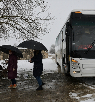 Поступают в продажу билеты на автобусы на следующий месяц в освобожденные районы