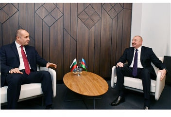 Состоялась встреча Президента Азербайджана Ильхама Алиеваи Президента БолгарииРумена Радева один на один