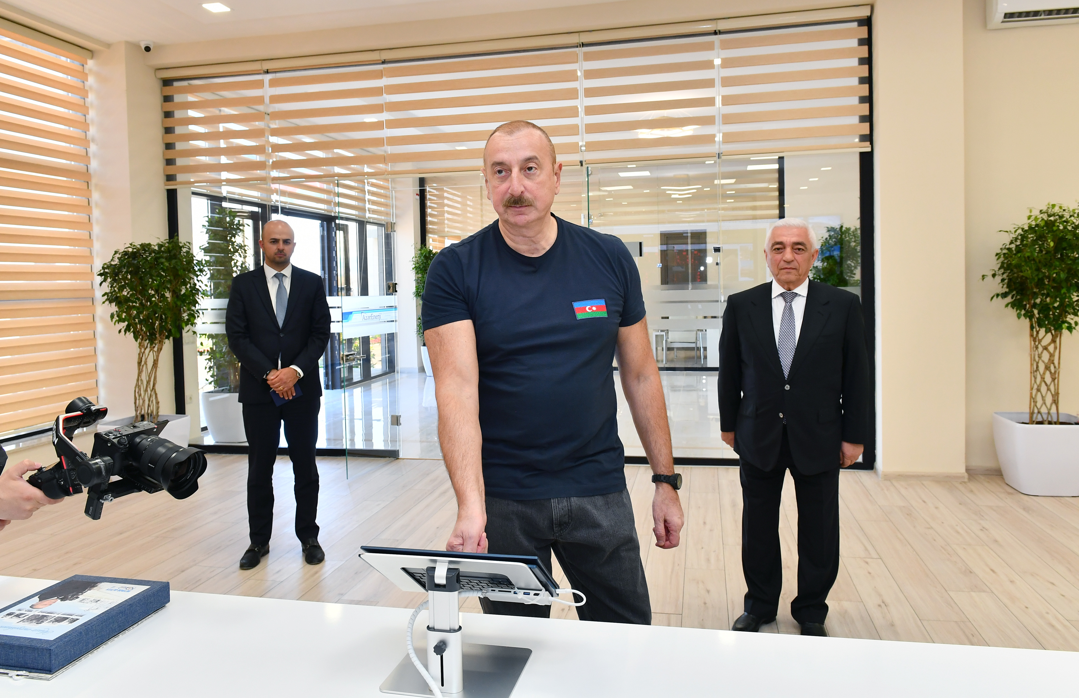 Президент Ильхам Алиев открыл 330-киловольтную узловую подстанцию «Джебраил»