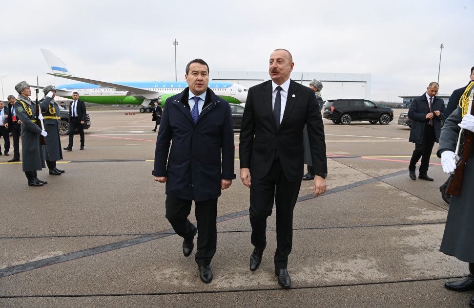 Завершился визит Президента Азербайджана Ильхама Алиева в Казахстан