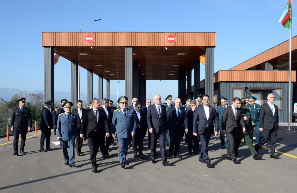 На азербайджано-иранской государственной границе открылся автомобильный мост через реку Астарачай и пропускной пункт модульного типа