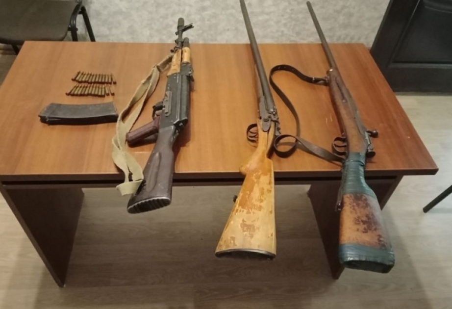 В Ханкенди обнаружены боеприпасы и оружие