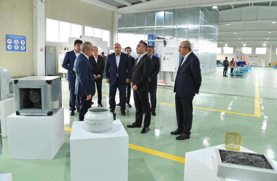 Состоялось ознакомление с работой Агдамского промышленного парка