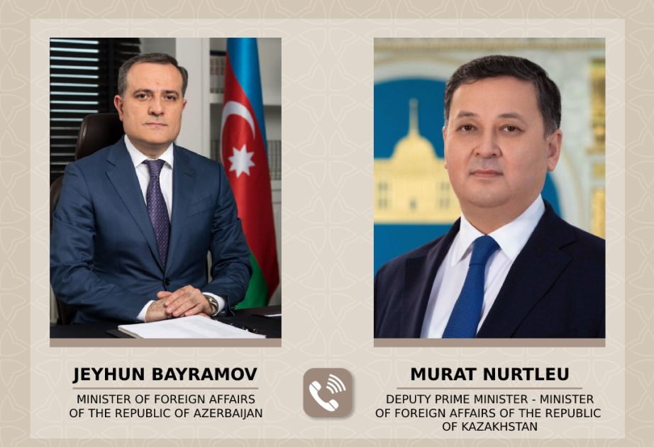 Министры иностранных дел Азербайджана и Казахстана провели телефонный разговор