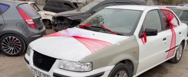 Автохулиганство в свадебном кортеже