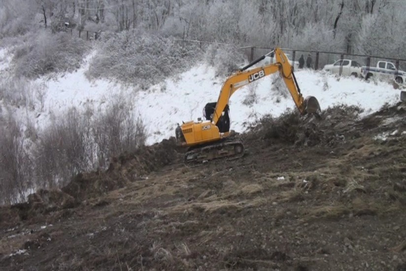 В Гусаре начато восстановление заброшенного водохранилища