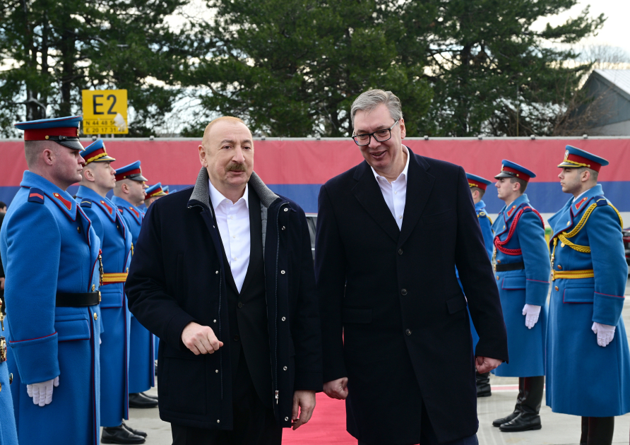 Завершился визит Президента Ильхама Алиева в Сербию