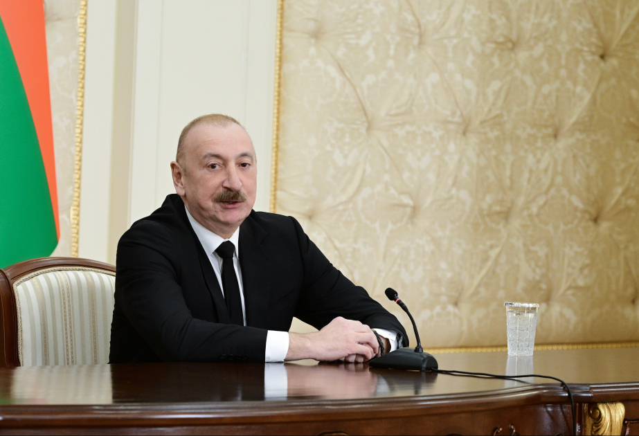 Президент Ильхам Алиев: Наши двусторонние отношения с Европейским Союзом развиваются успешно