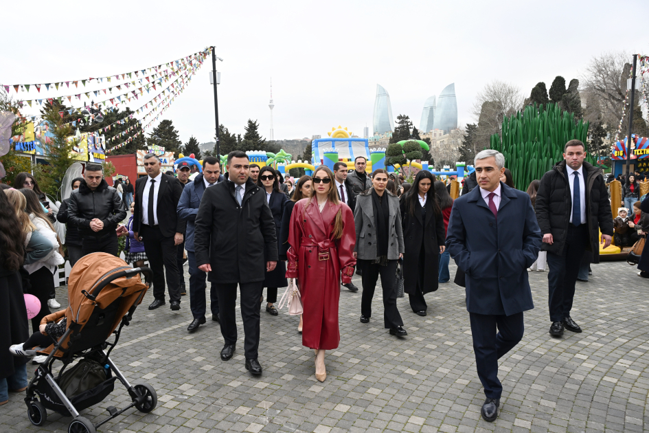 Алена Алиева посетила Новрузовскую ярмарку