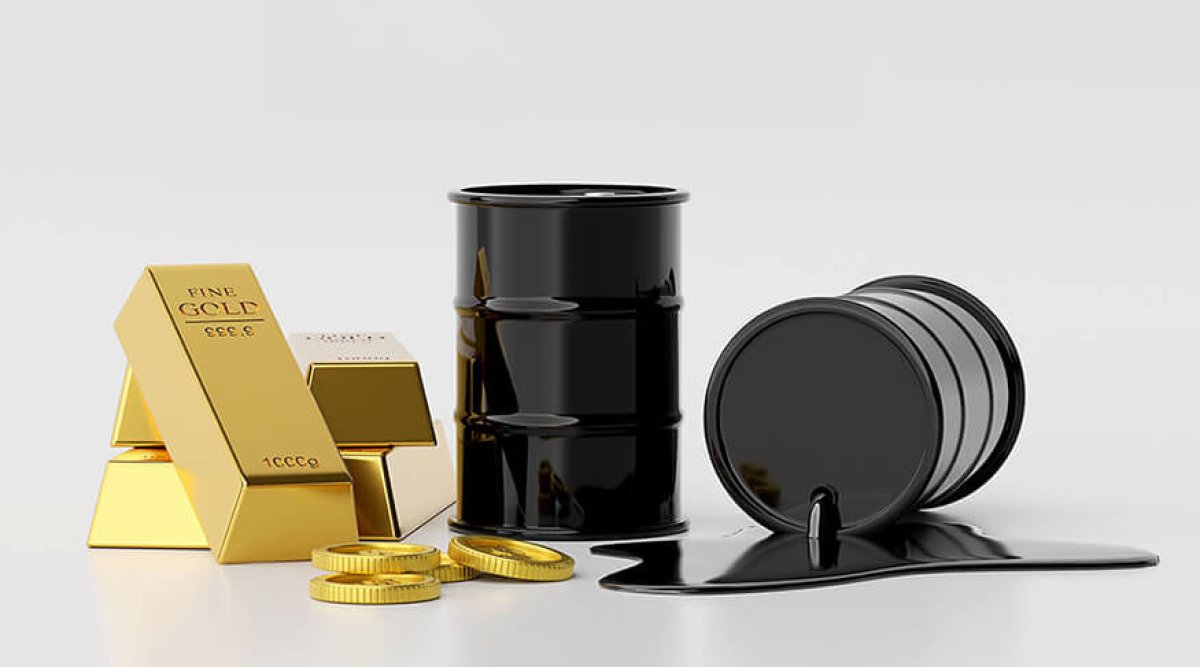 Нефть снижается в цене, а золото растет