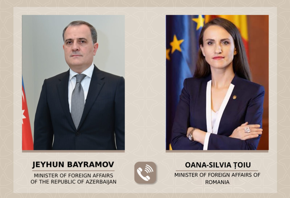 Главы МИД Азербайджана и Румынии провели телефонный разговор