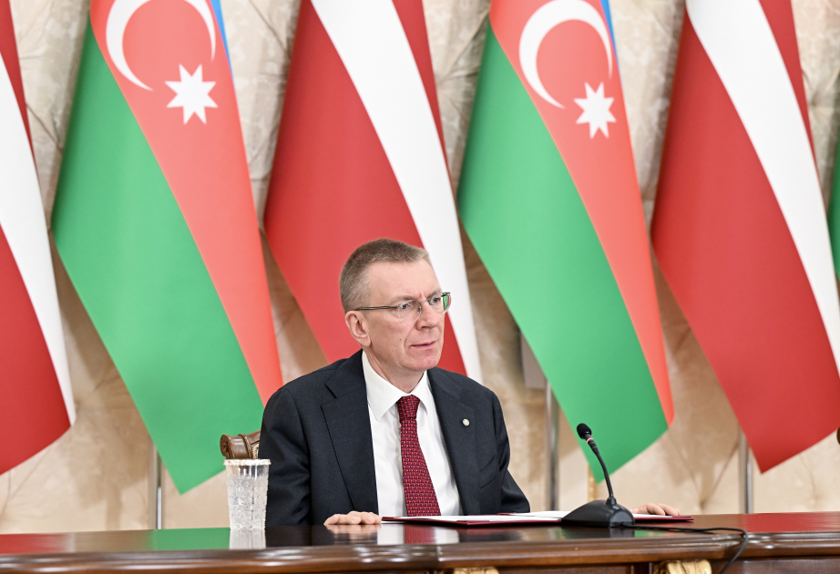 Президент Эдгарс Ринкевичс: Латвия и Азербайджан являются стратегическими партнерами