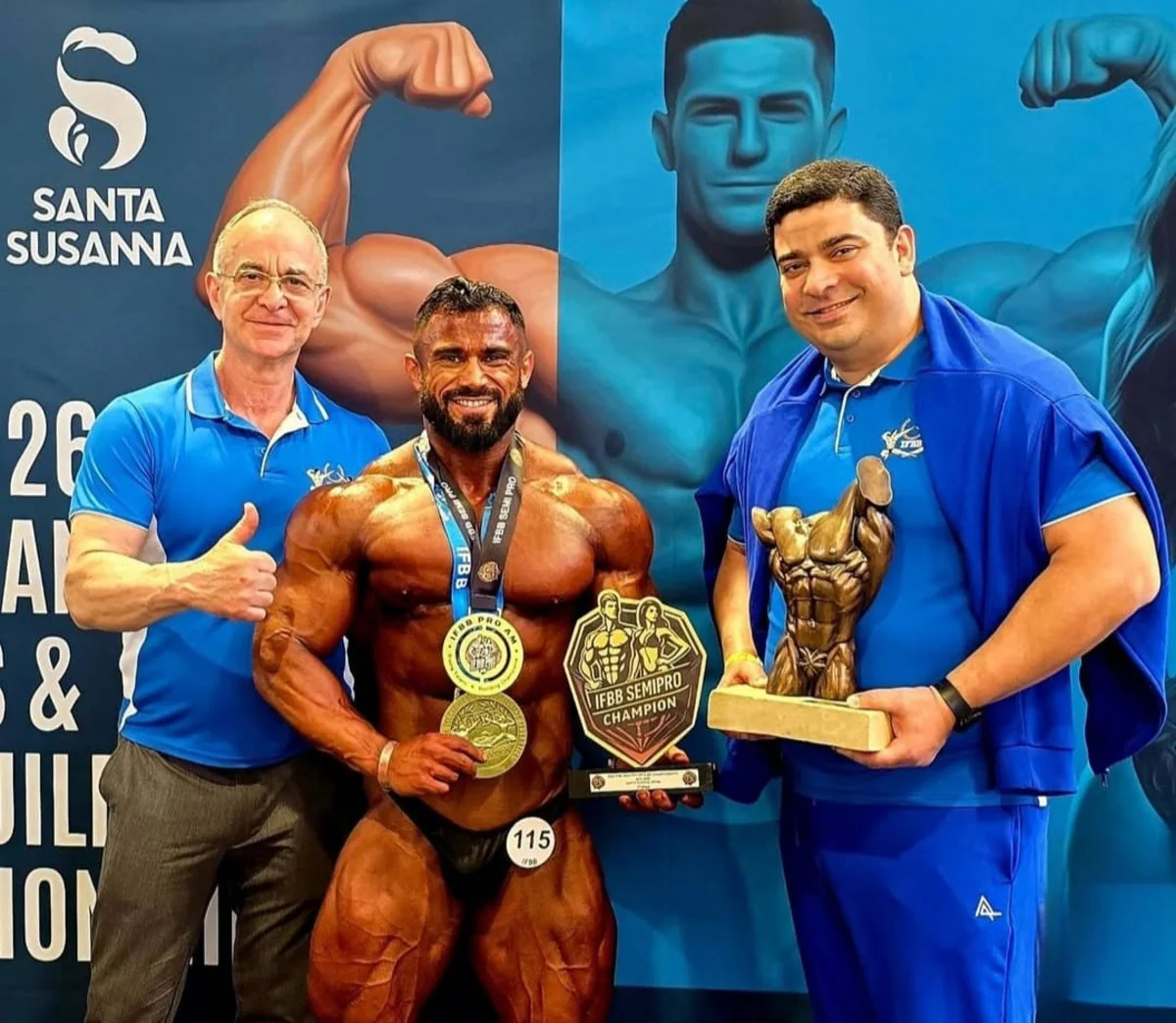 Самир Мамедли стал абсолютным победителем чемпионата Европы по бодибилдингу