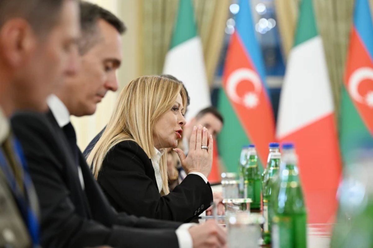 Мелони о партнерстве Италии и Азербайджана