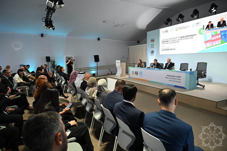 WUF13: Проходит заседание высокого уровня Бакинской коалиции устойчивости