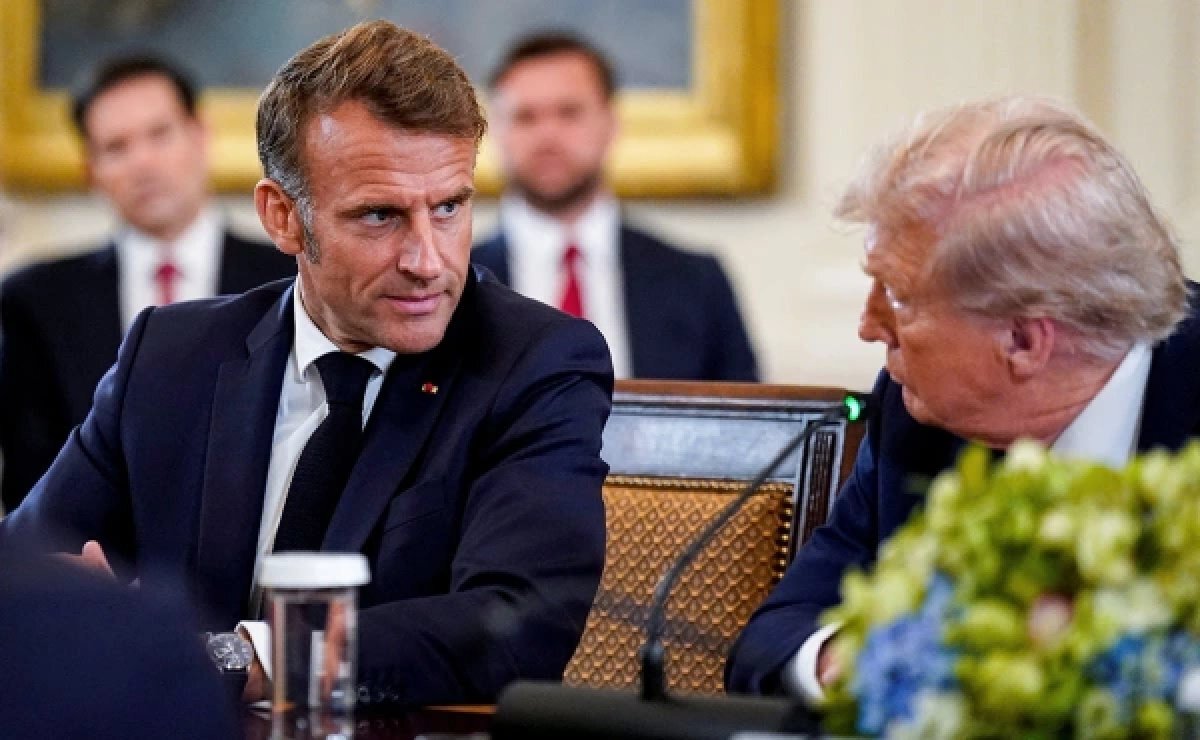 Трамп грозит Макрону 100% пошлинами