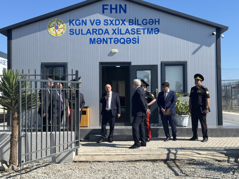 Открытие спасательного пункта на пляжах «Бильгя» и презентация новой техники