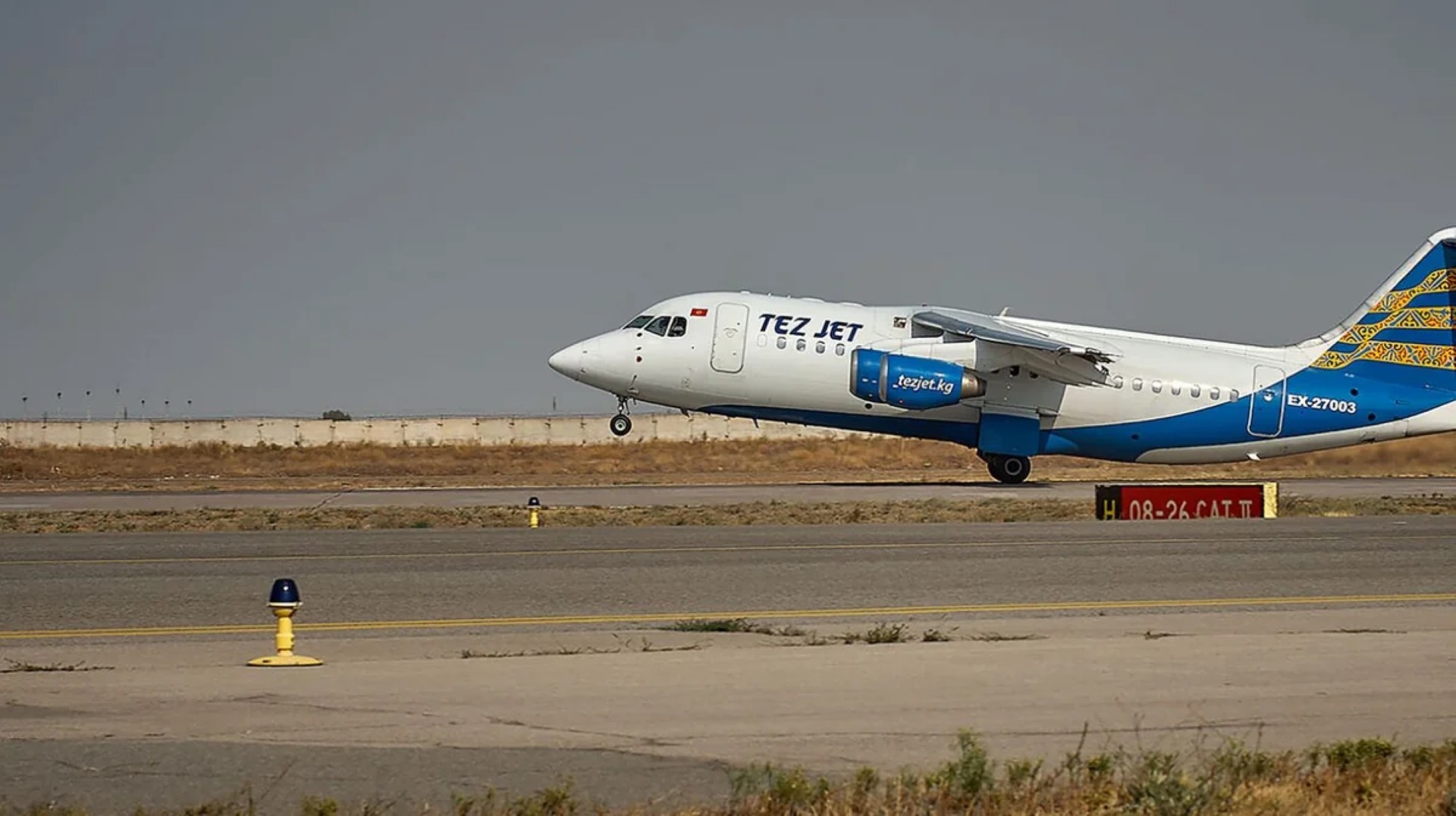 Кыргызскую Tez Jet лишили лицензии после инцидента с самолетом в аэропорту «Манас»
