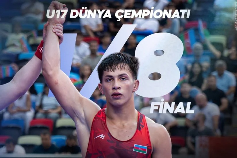 Исфахан Гасанов вышел в четвертьфинал чемпионата мира U-17 в Баку